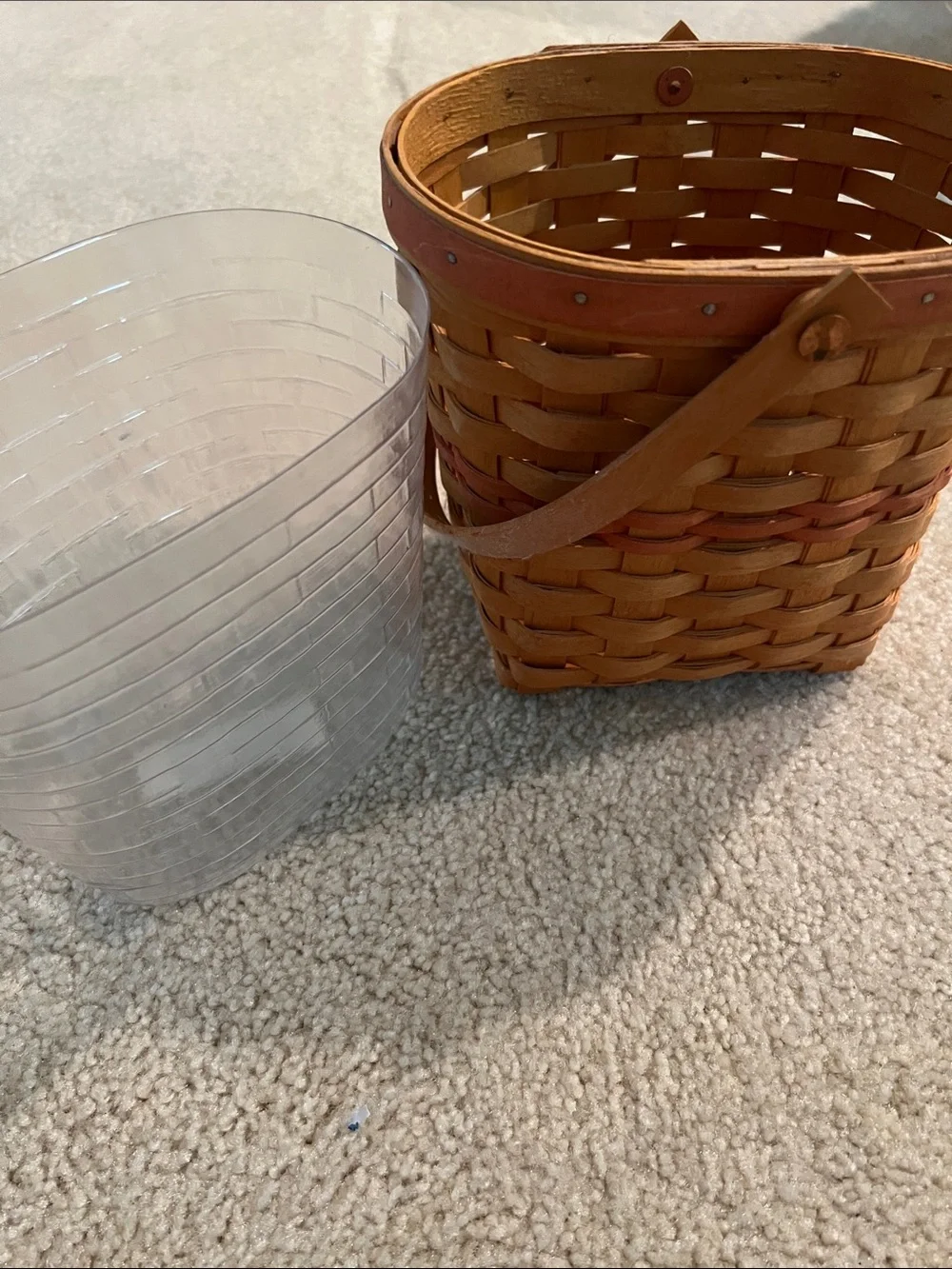 Longaberger 2001 Mother’s Day Basket and Protector -SFH